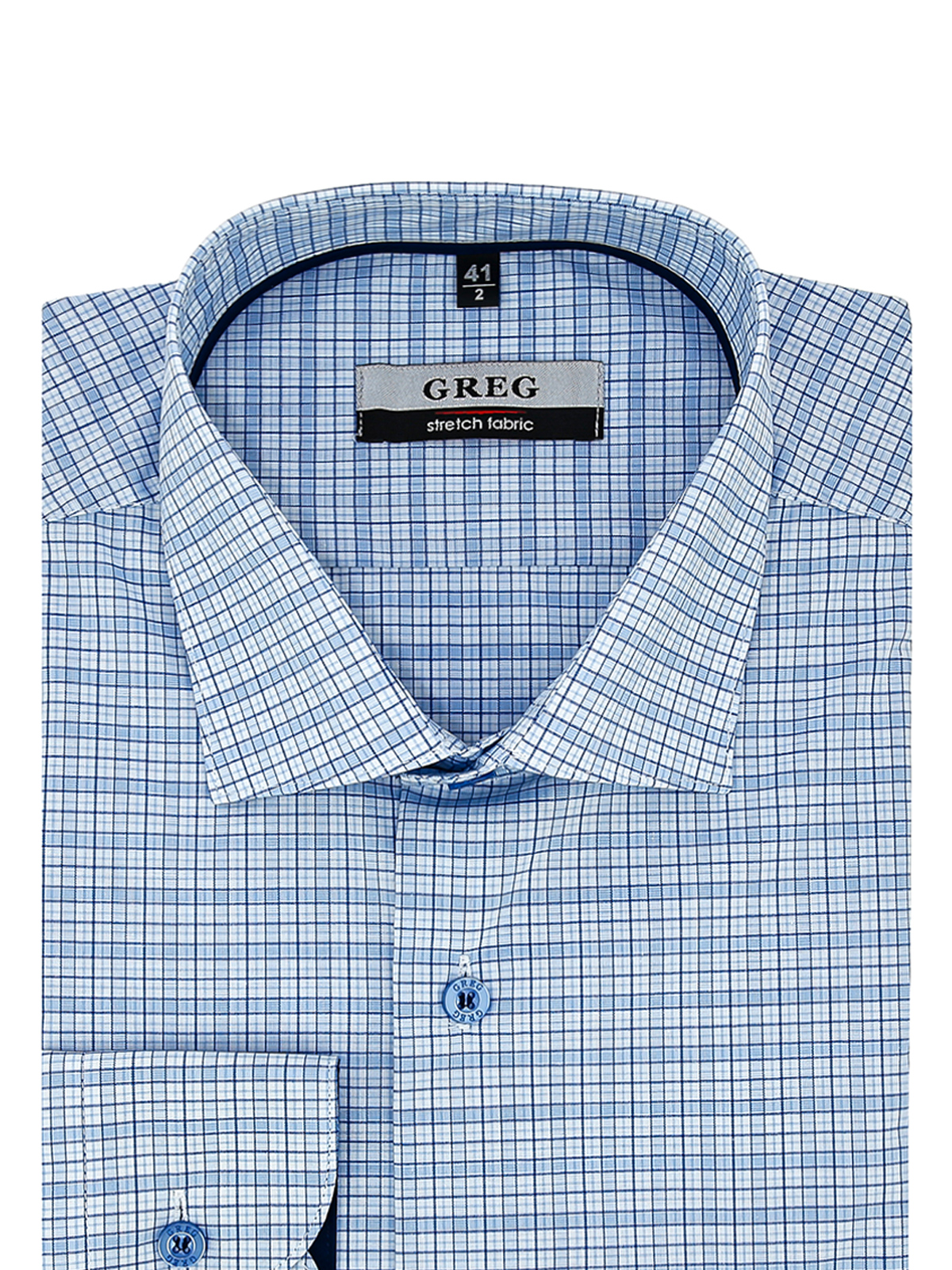 225/118/3102/1p STRETCH Сорочка мужская длинный рукав