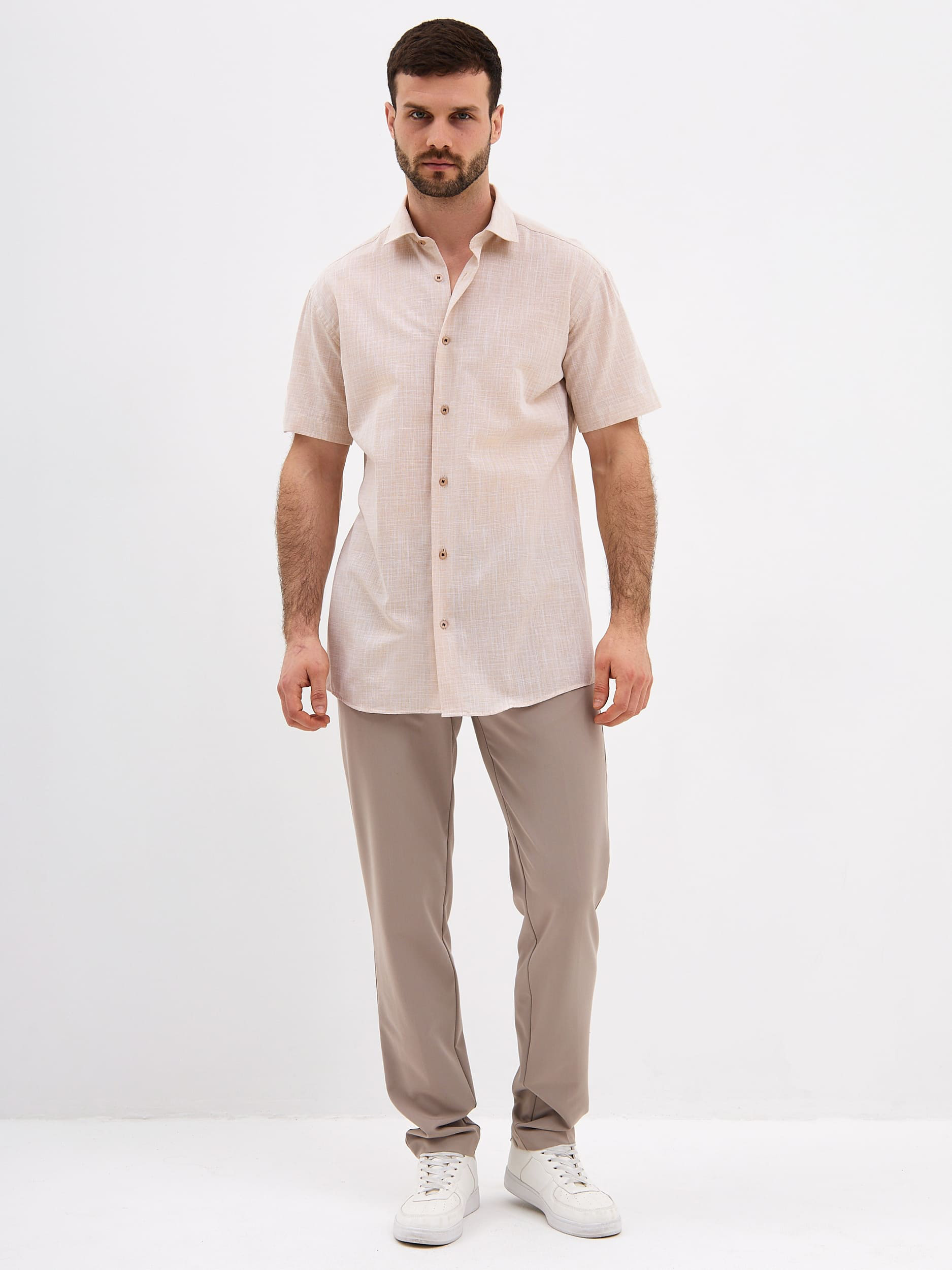 513/201/FL/Z/1p Сорочка мужская короткий рукав