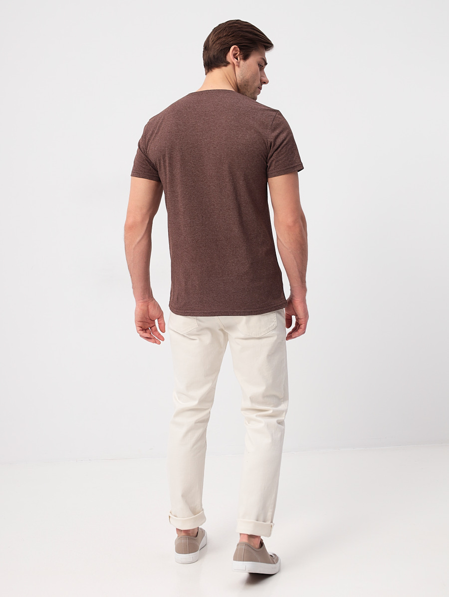 G146-KM-UT2757 (коричневый м.) Футболка мужская короткий рукав