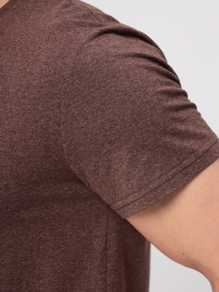 G146-KM-UT2757 (коричневый м.) Футболка мужская короткий рукав