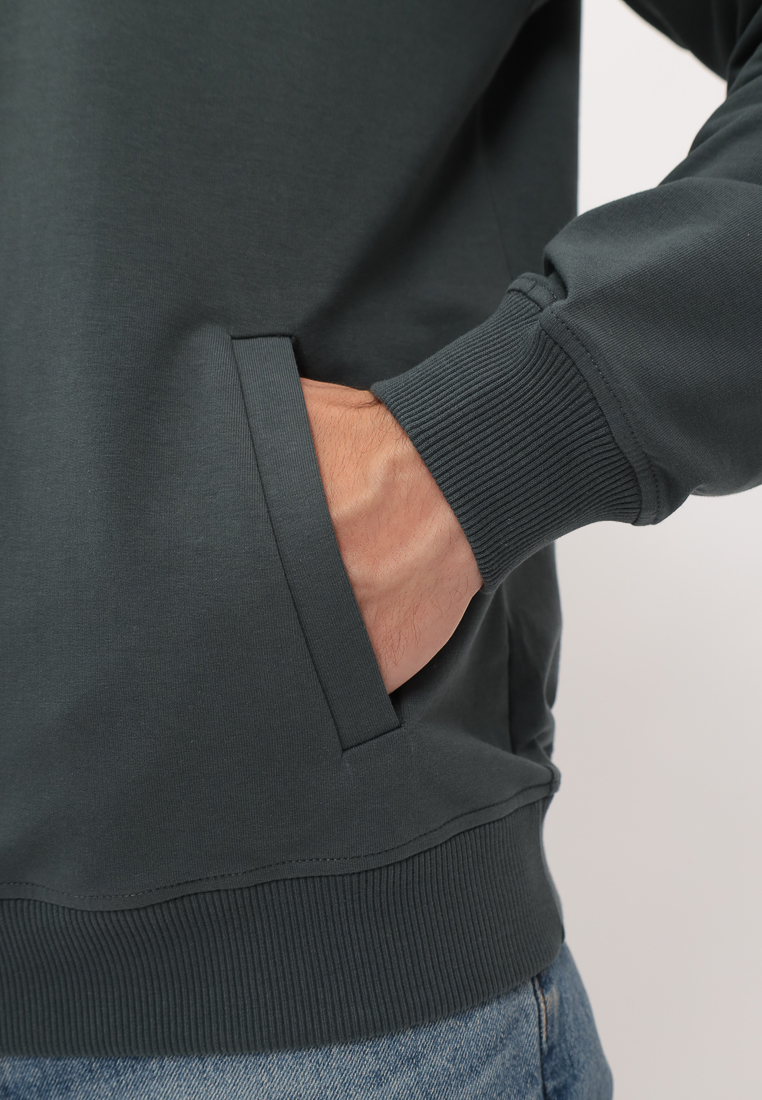 G173-OZ02-2020 (т.изумруд) Худи мужское