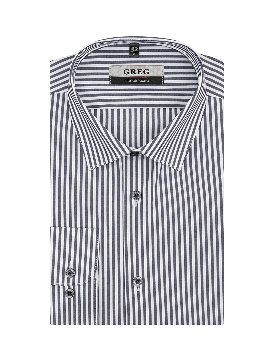 131/237/0243/ZN/1p STRETCH_V Сорочка мужская длинный рукав