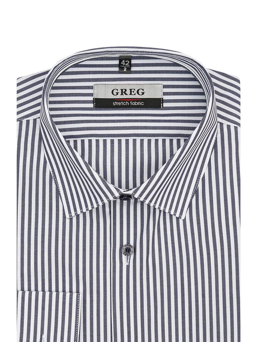 131/237/0243/ZN/1p STRETCH_V Сорочка мужская длинный рукав