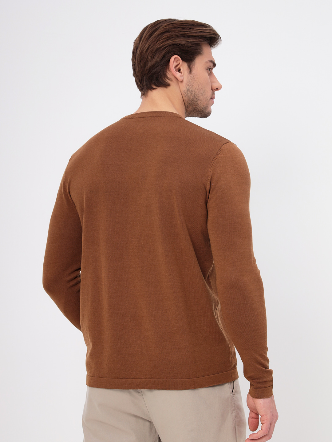 G121-T082 (орех) Джемпер мужской