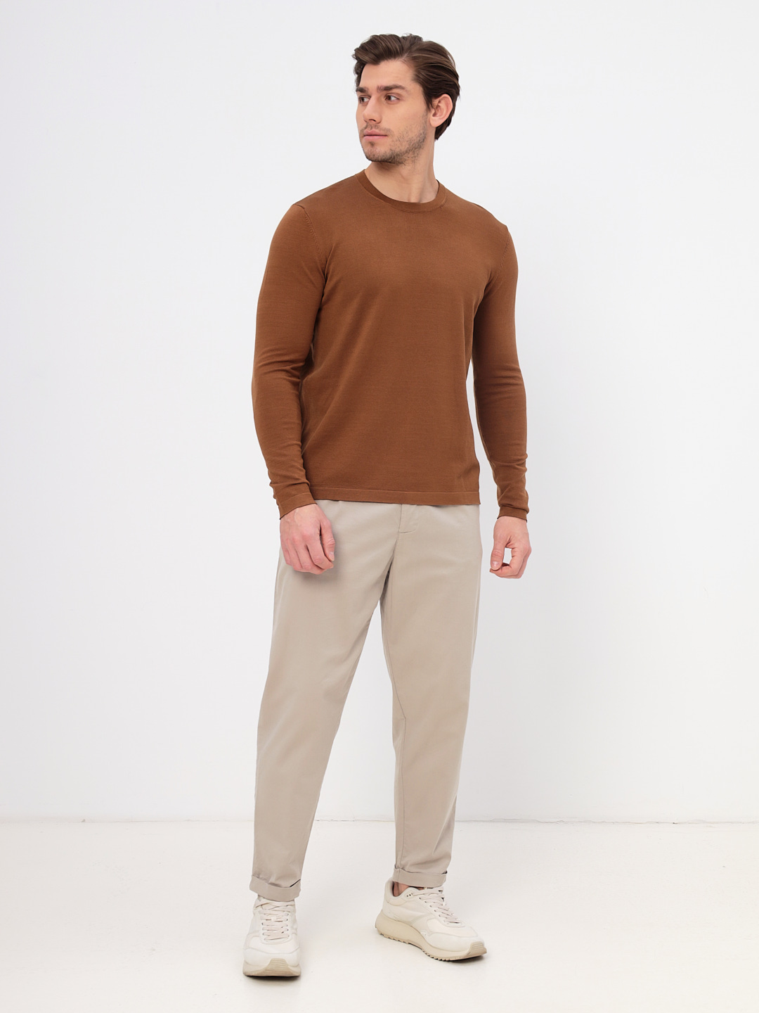 G121-T082 (орех) Джемпер мужской