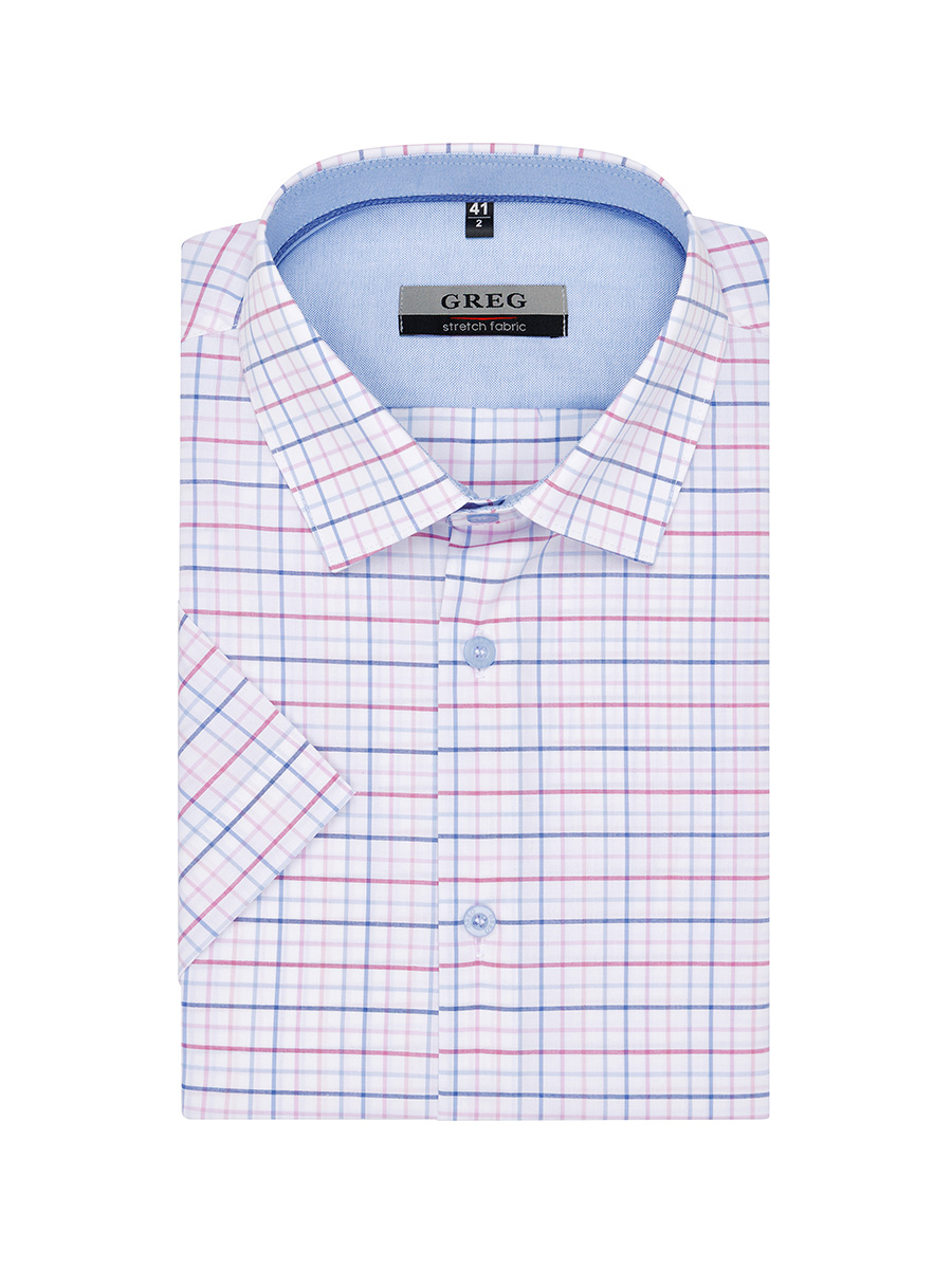 165/207/0432/ZN/1p STRETCH Сорочка мужская короткий рукав