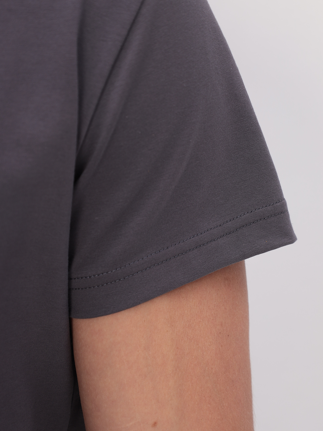 G145-KO-SA-S5095 (серый) Футболка мужская короткий рукав