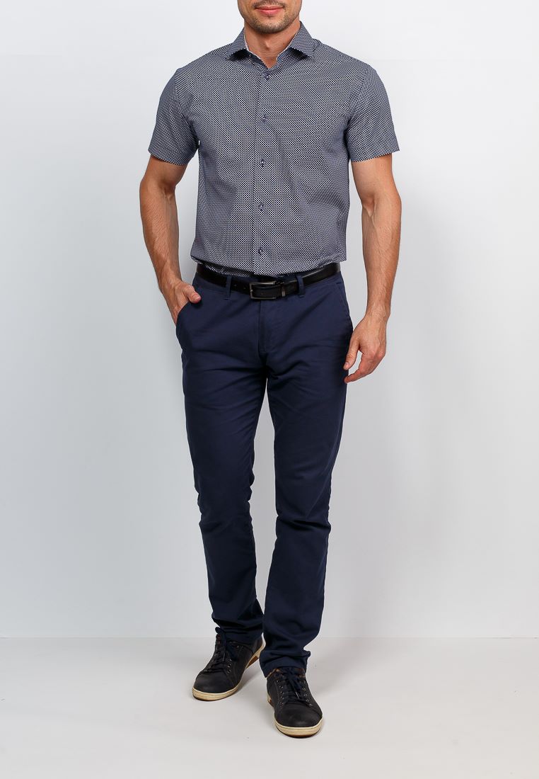 223/107/06/ZV/1 STRETCH Сорочка мужская короткий рукав