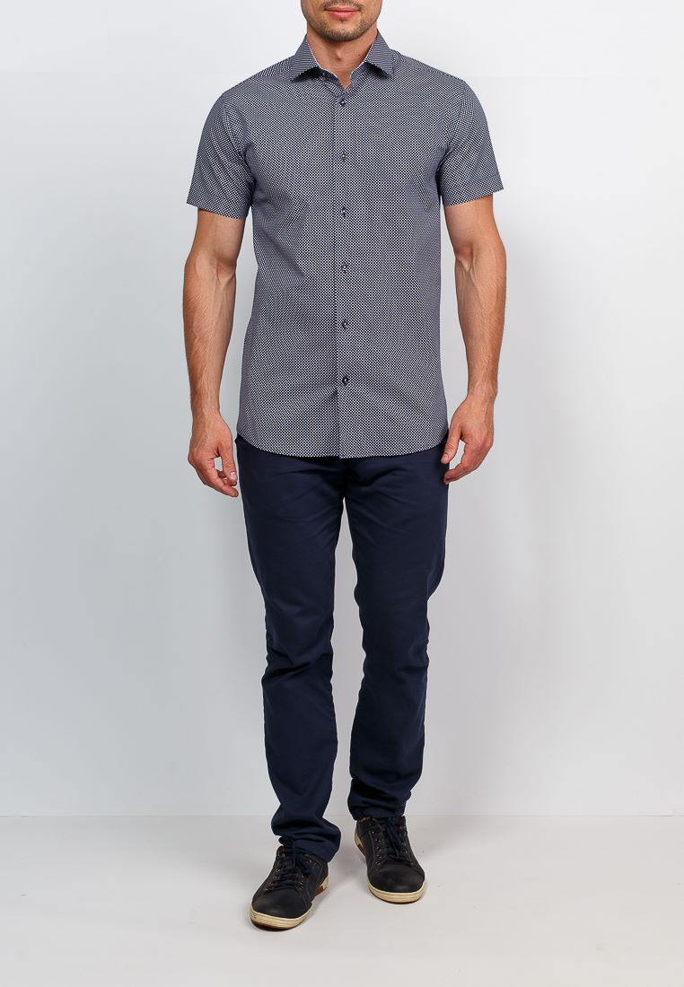 223/107/06/ZV/1 STRETCH Сорочка мужская короткий рукав