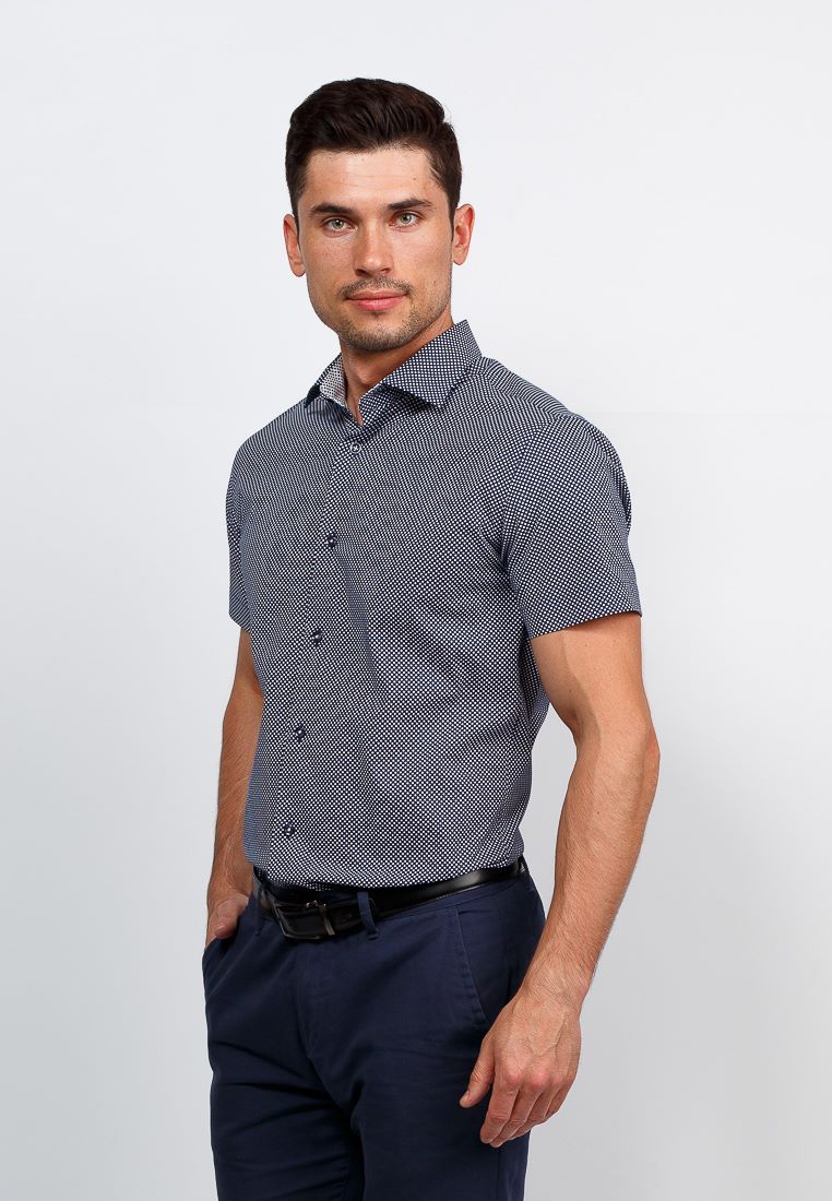 223/107/06/ZV/1 STRETCH Сорочка мужская короткий рукав