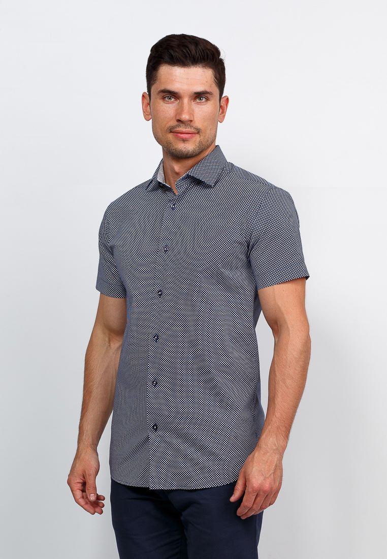 223/107/06/ZV/1 STRETCH Сорочка мужская короткий рукав