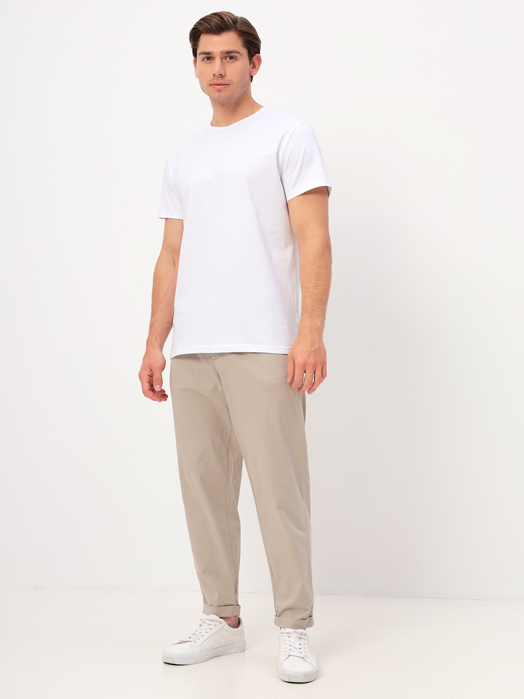 G145-KO-SAS5000 (белый) Футболка мужская короткий рукав