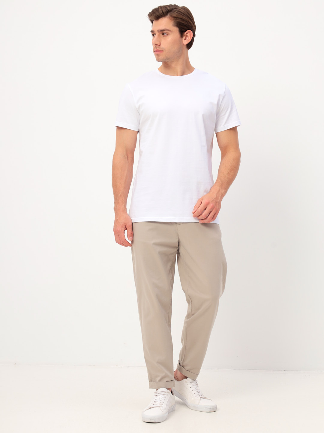 G145-KO-SAS5000 (белый) Футболка мужская короткий рукав