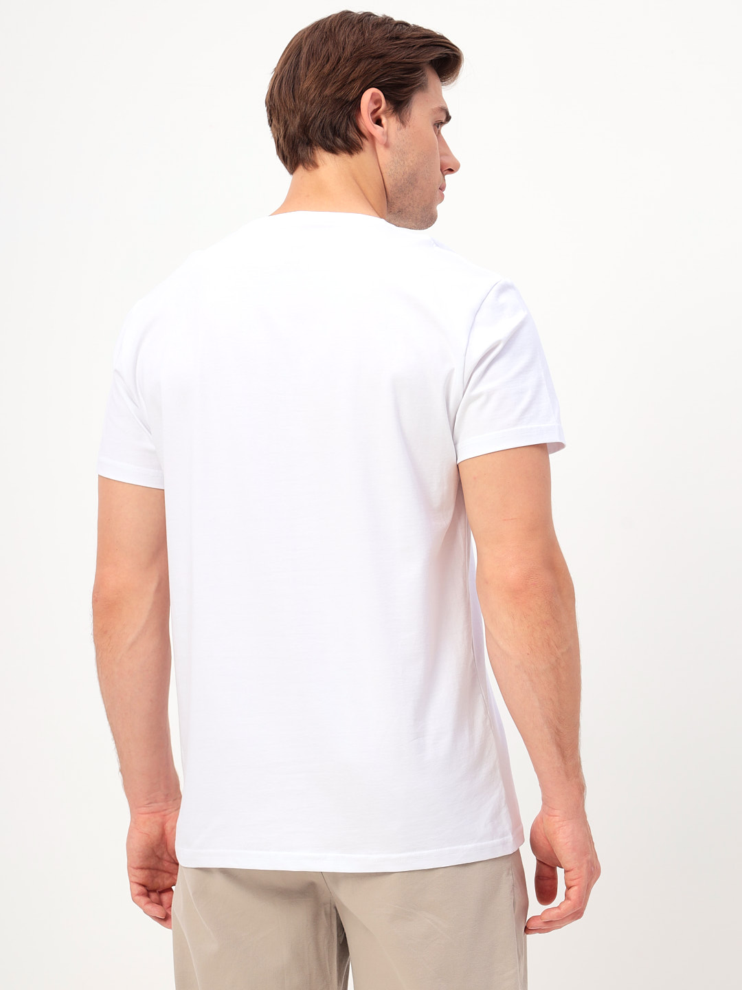 G145-KO-SAS5000 (белый) Футболка мужская короткий рукав