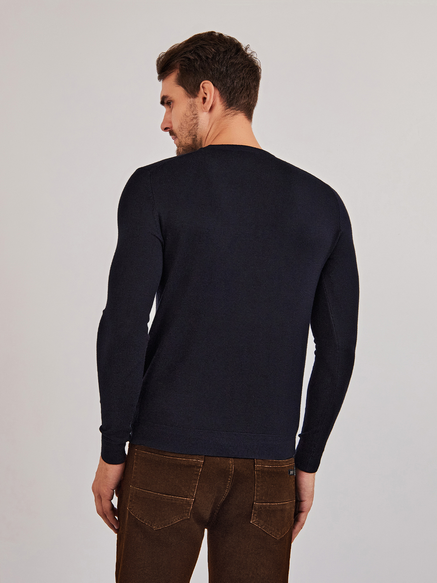 G121-KM т.синий Джемпер мужской