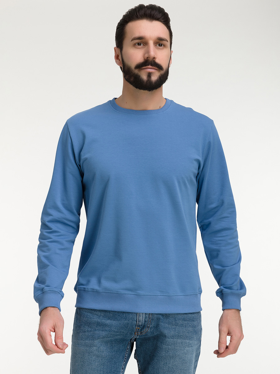 G121-OZ02-18 (джинс) Свитшот мужской