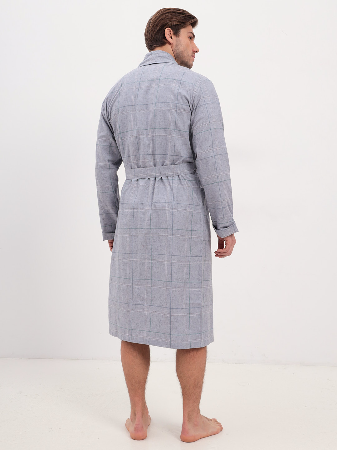 GH-170-4601-серый Халат муж.