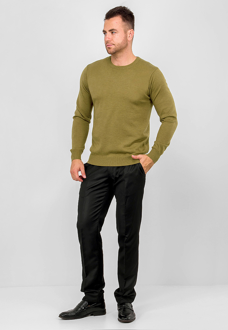 G121-05423 (горчичный) Джемпер мужской