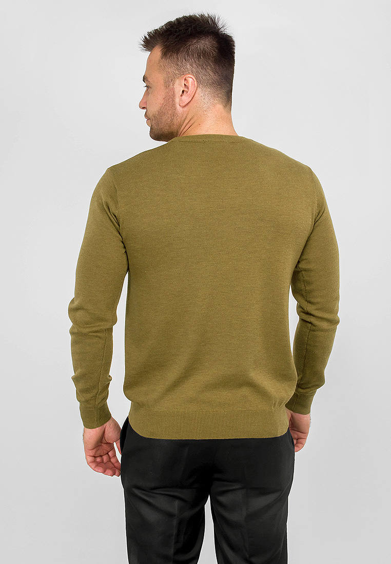 G121-05423 (горчичный) Джемпер мужской