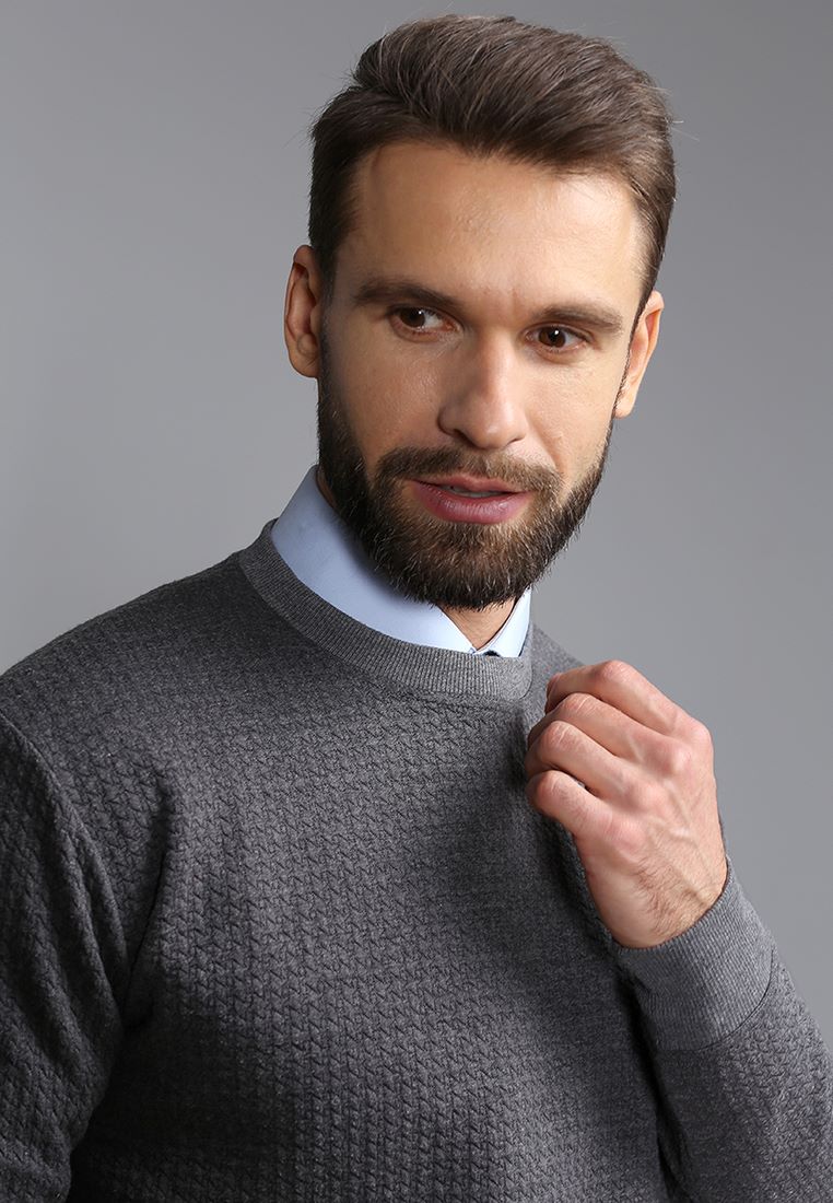 G121-RH146-20 (серый) Джемпер мужской