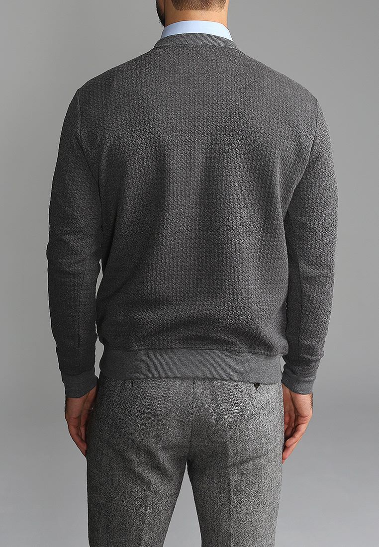 G121-RH146-20 (серый) Джемпер мужской