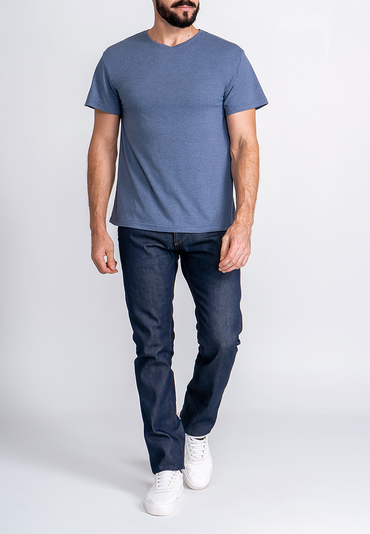G146-RM-6012 (джинс м.) Футболка мужская короткий рукав