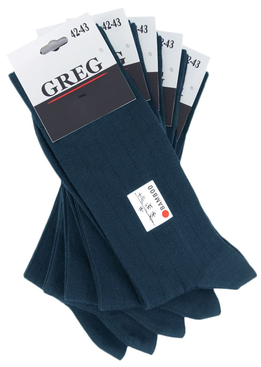G-12/18 деним меланж Носки мужские (в упаковке 5 пар)