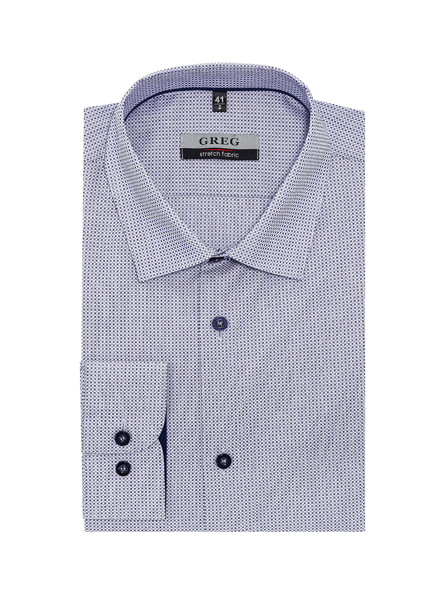 223/237/198/ZN/1p STRETCH Сорочка мужская длинный рукав