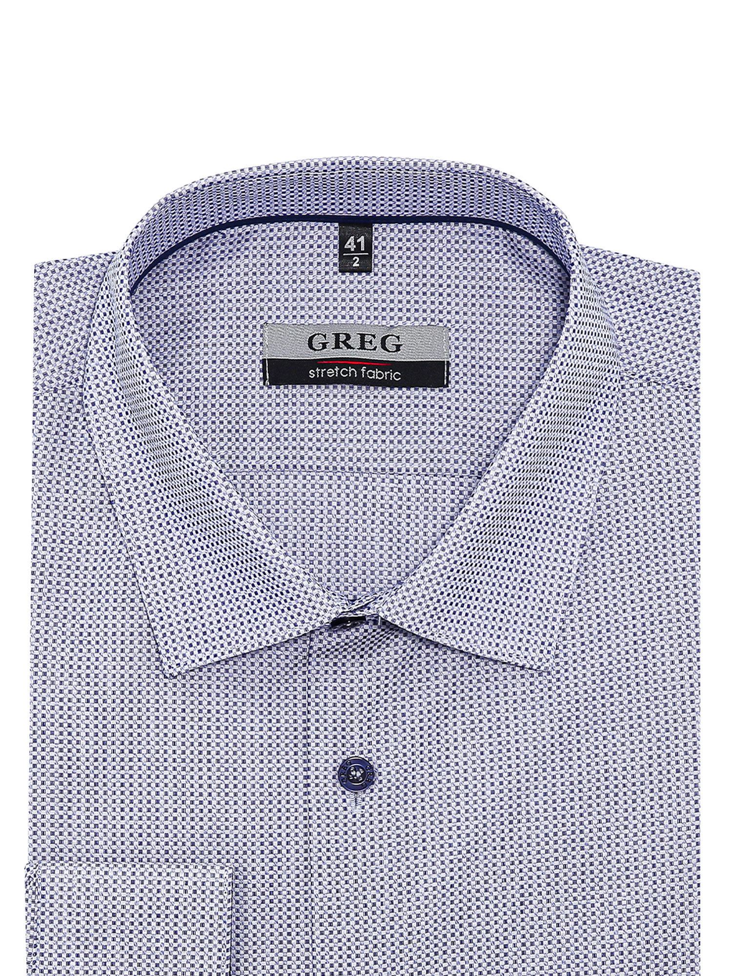 223/237/198/ZN/1p STRETCH Сорочка мужская длинный рукав