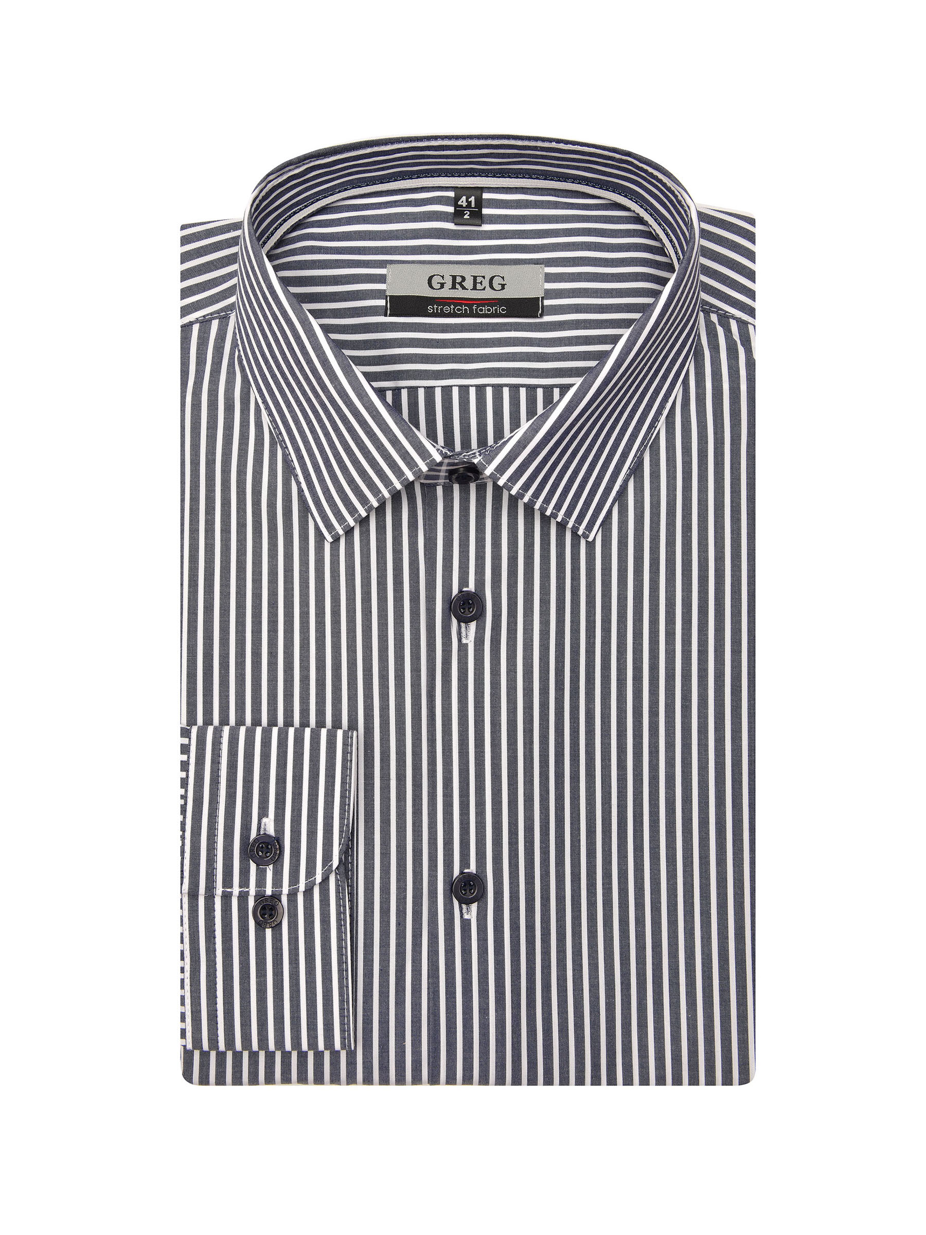 311/237/6129/ZN/1p STRETCH Сорочка мужская длинный рукав