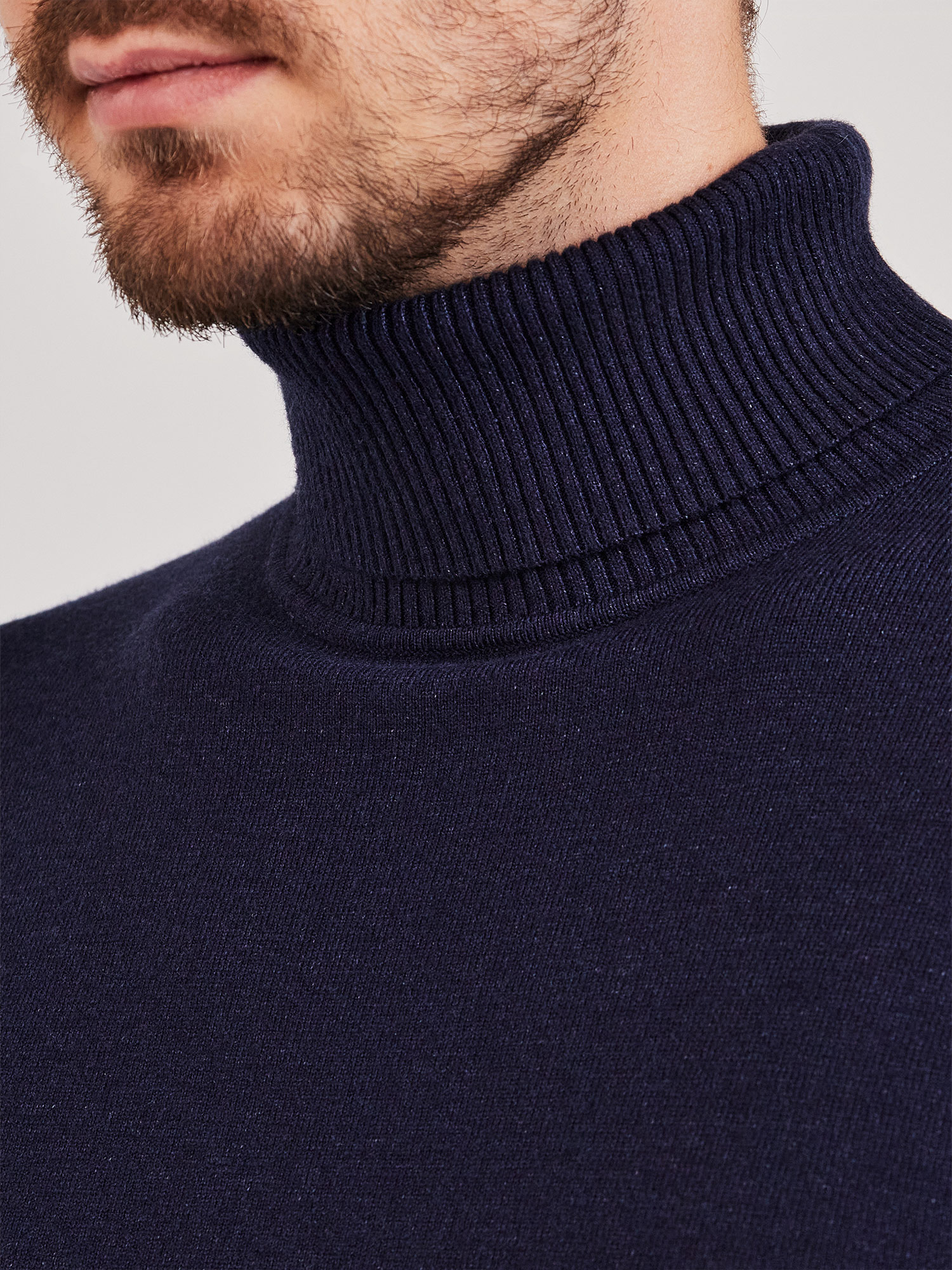 G123-KM т.синий меланж Джемпер мужской