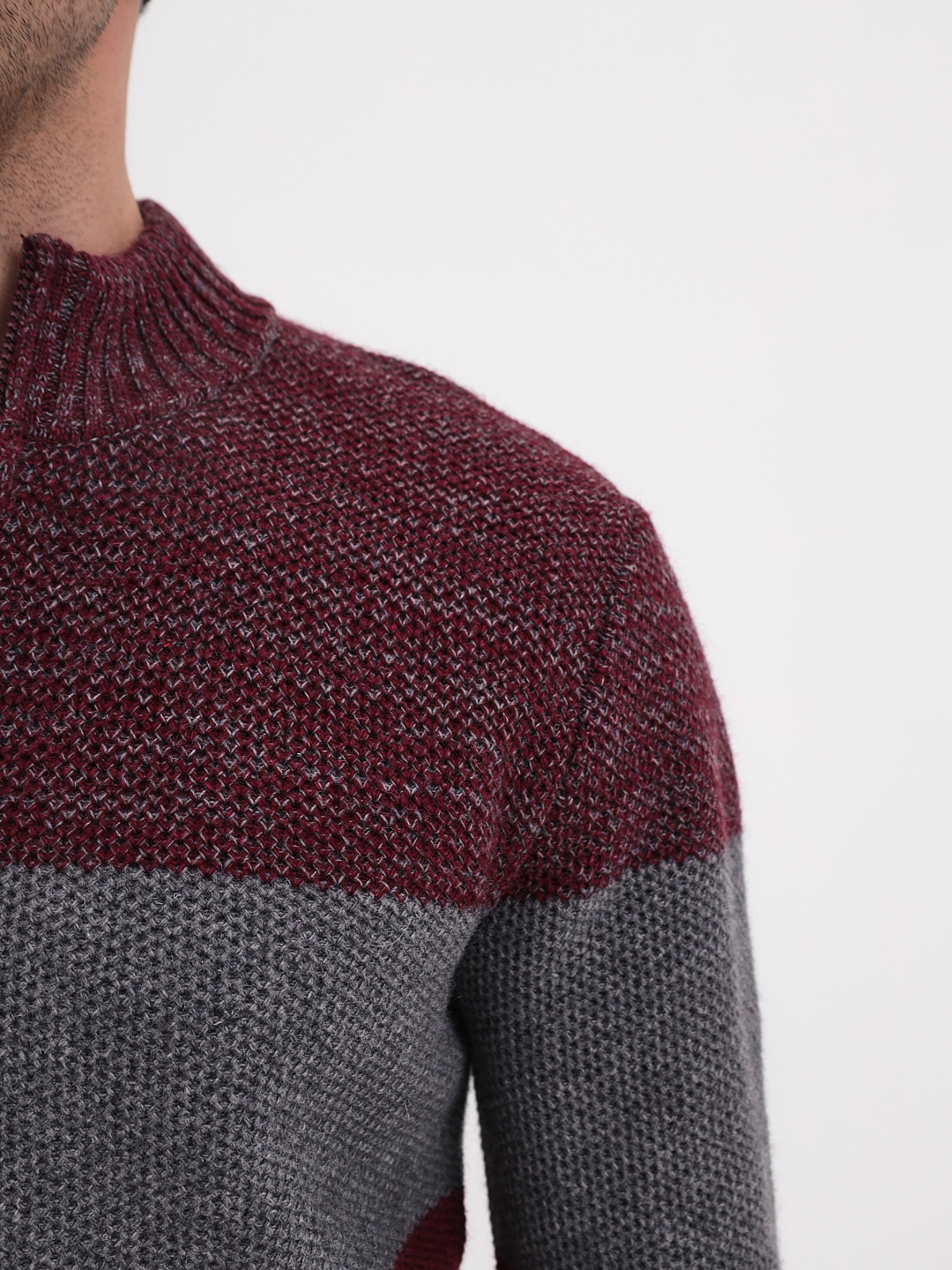 G139-полосы D1 (бордо) Жакет мужской