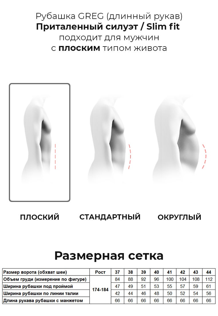 340/139/BLK/ZV Сорочка мужская длинный рукав