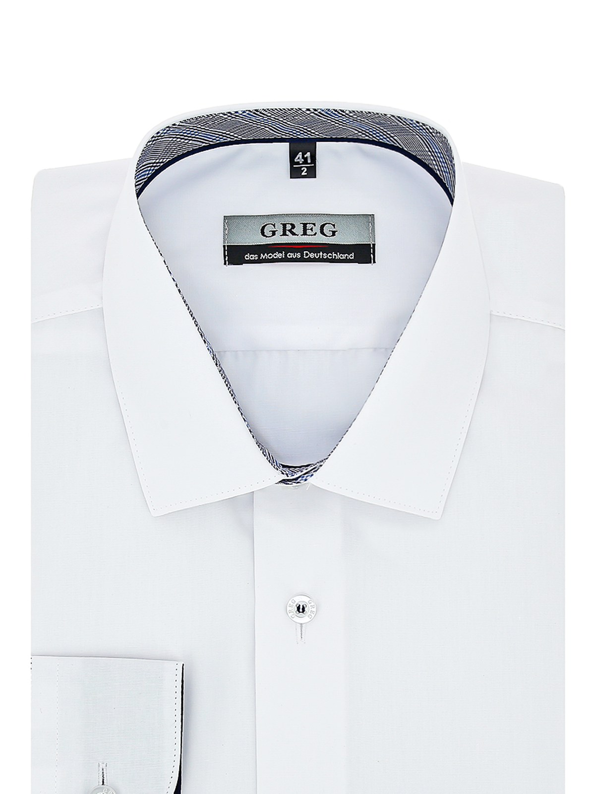 100/239/WH/Z/16p Сорочка мужская длинный рукав