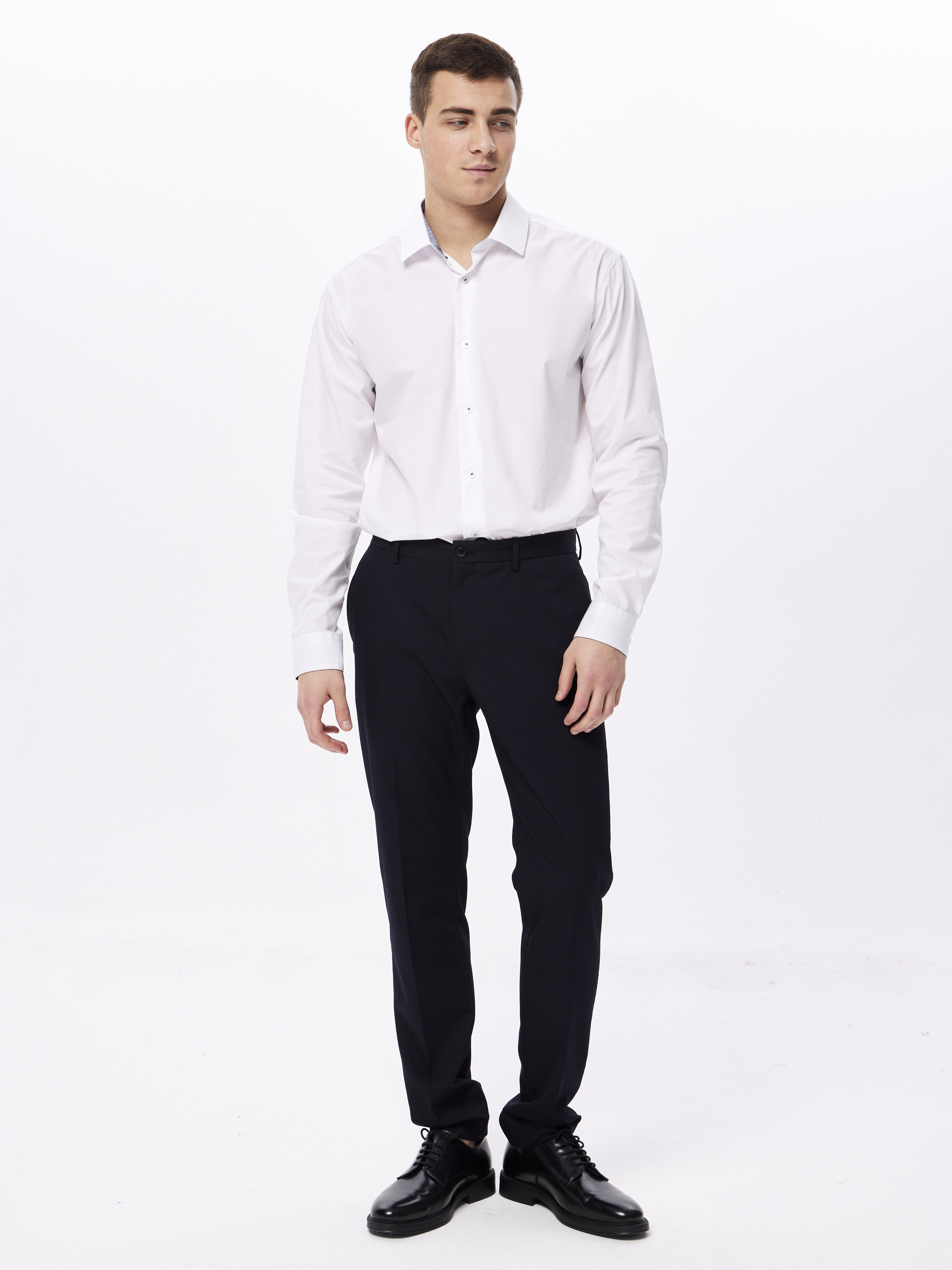 100/239/WH/Z/16p Сорочка мужская длинный рукав