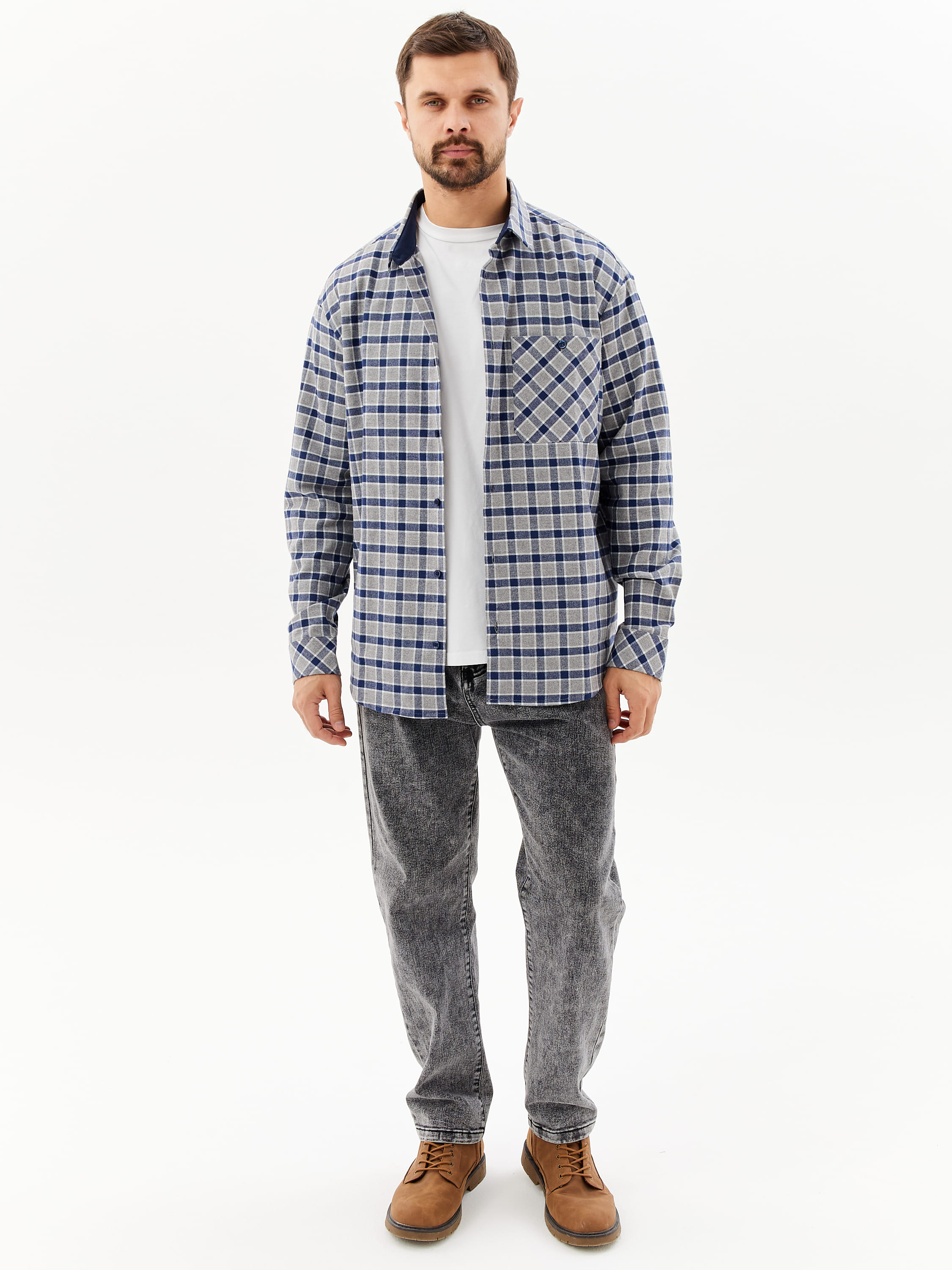 S325/211/2023/1 Сорочка мужская длинный рукав