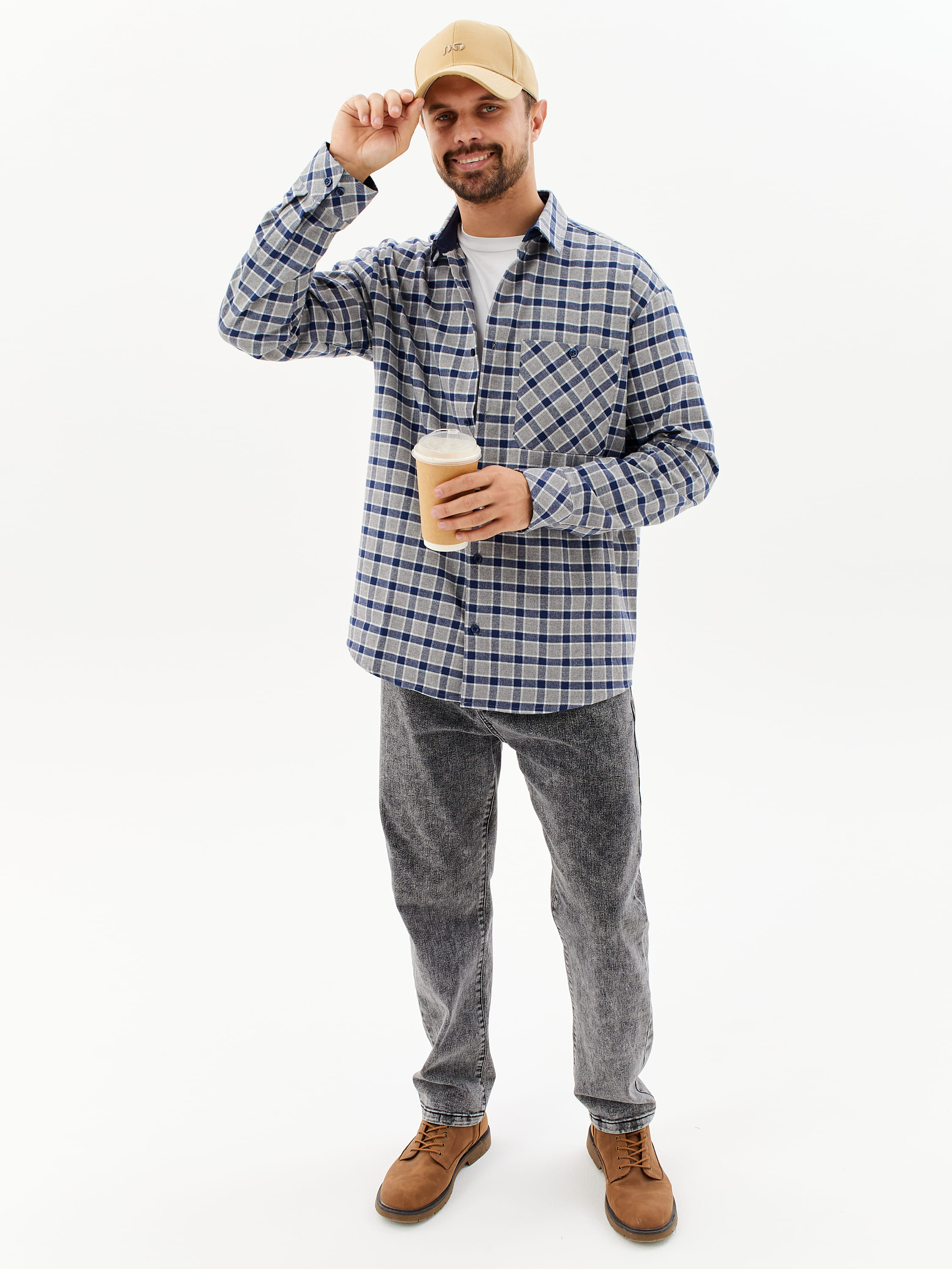 S325/211/2023/1 Сорочка мужская длинный рукав