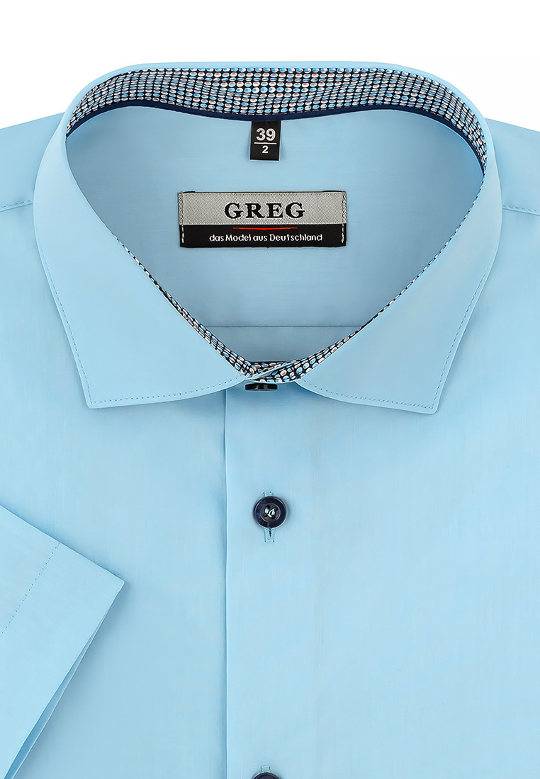 210/109/BL SKY/ZN/1p_GB Сорочка мужская короткий рукав