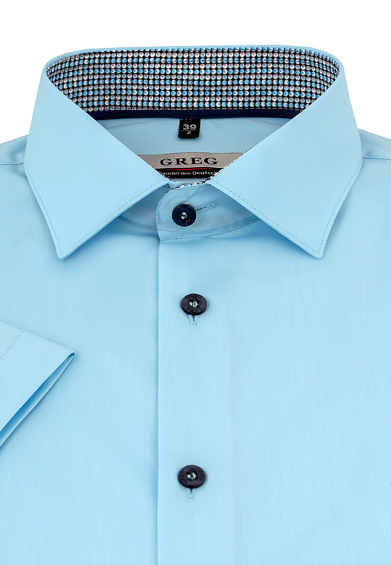 210/109/BL SKY/ZN/1p_GB Сорочка мужская короткий рукав