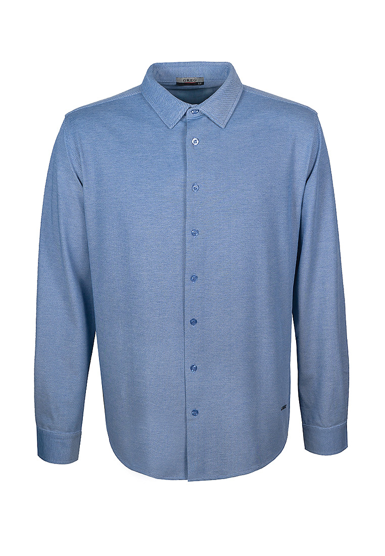 G148-RH03-10 (св.синий) Батник мужской трикотажный