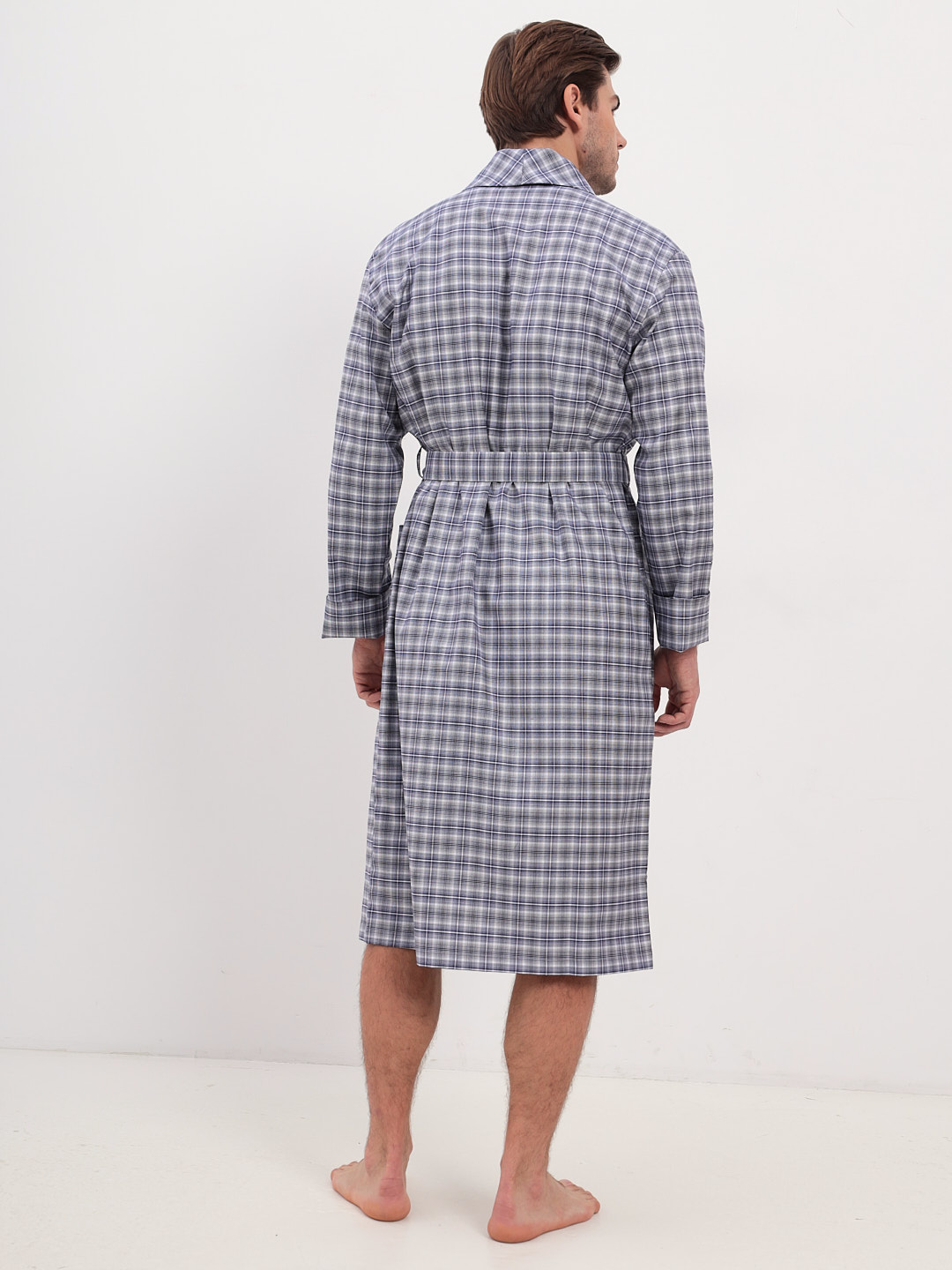 GH-170-3641-синий Халат муж.