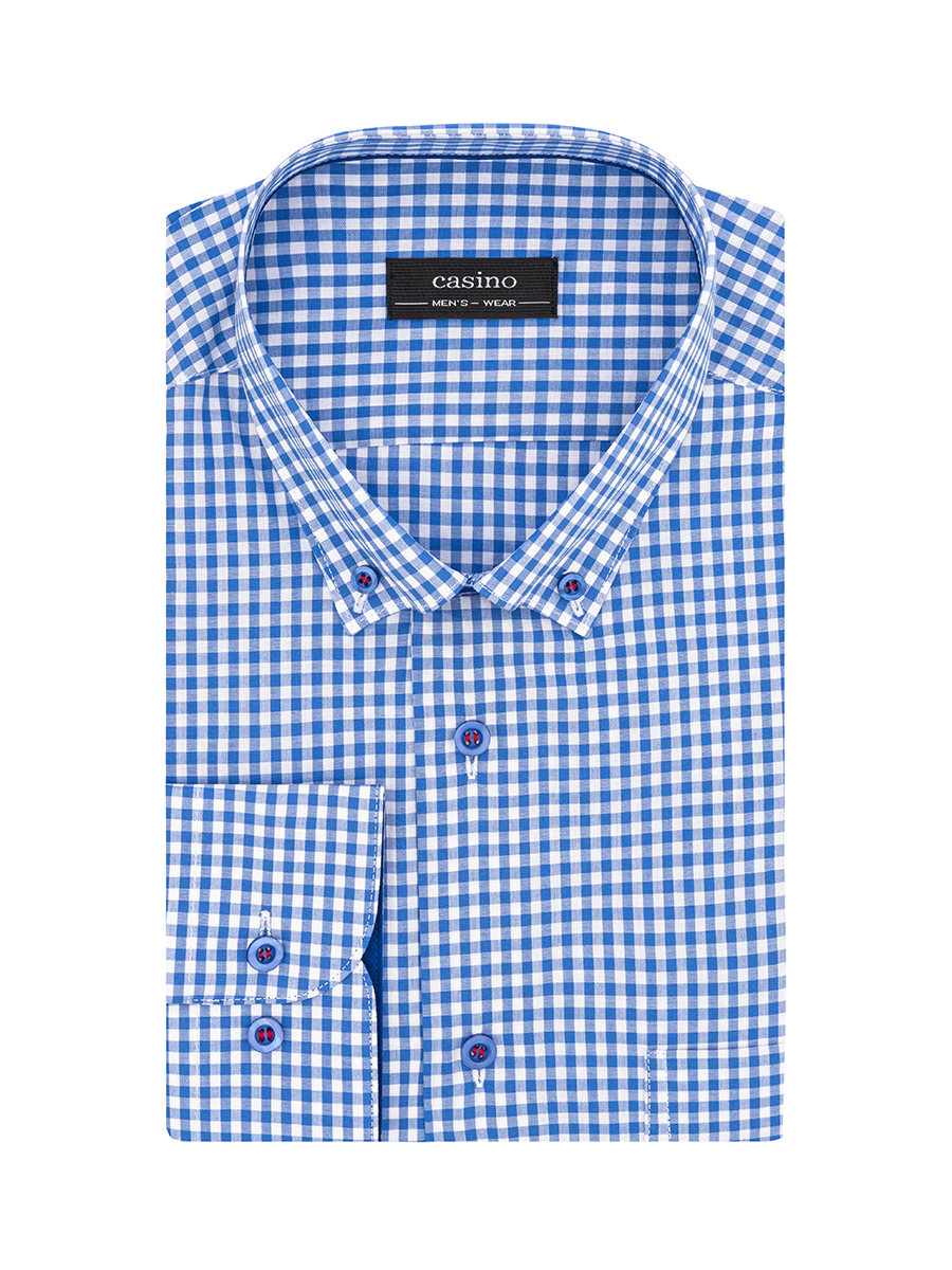 c215/151/2496/b/2p Сорочка мужская длинный рукав (в упаковке 12шт)