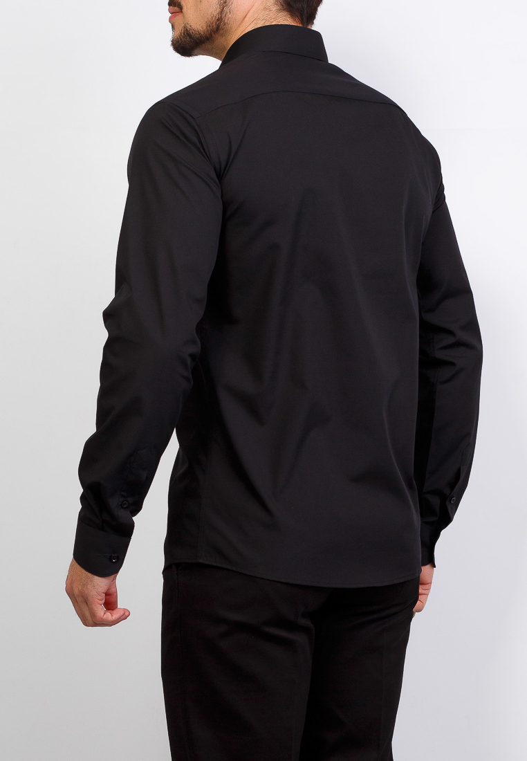 340/139/BLK/Z Сорочка мужская длинный рукав