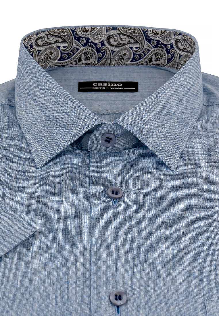 c230/051/FLOR/Z/1 Сорочка мужская короткий рукав