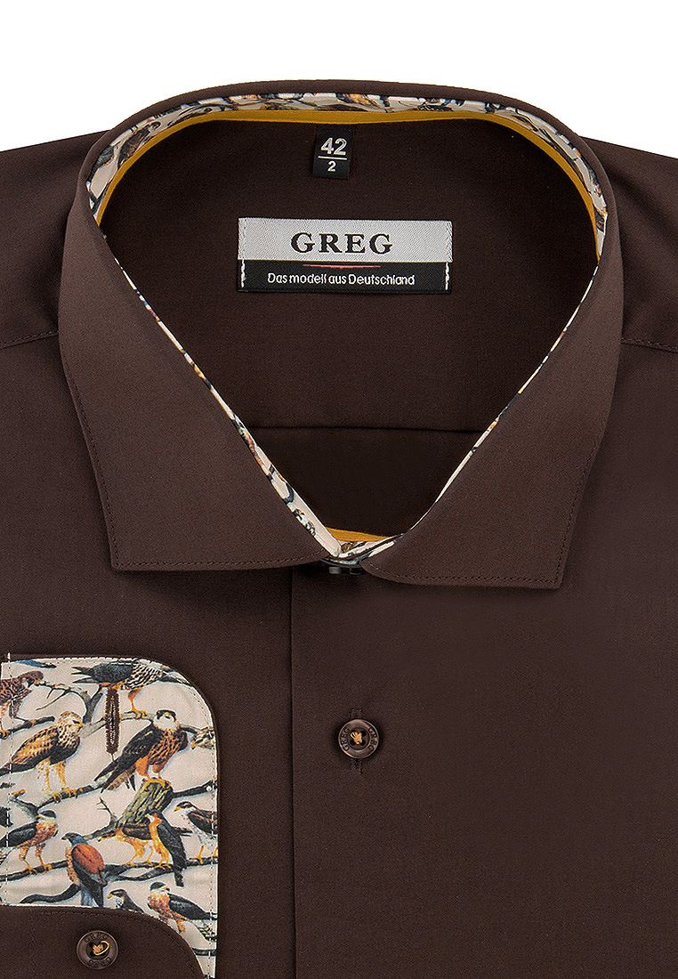 540/139/BR/Z/1p Сорочка мужская длинный рукав