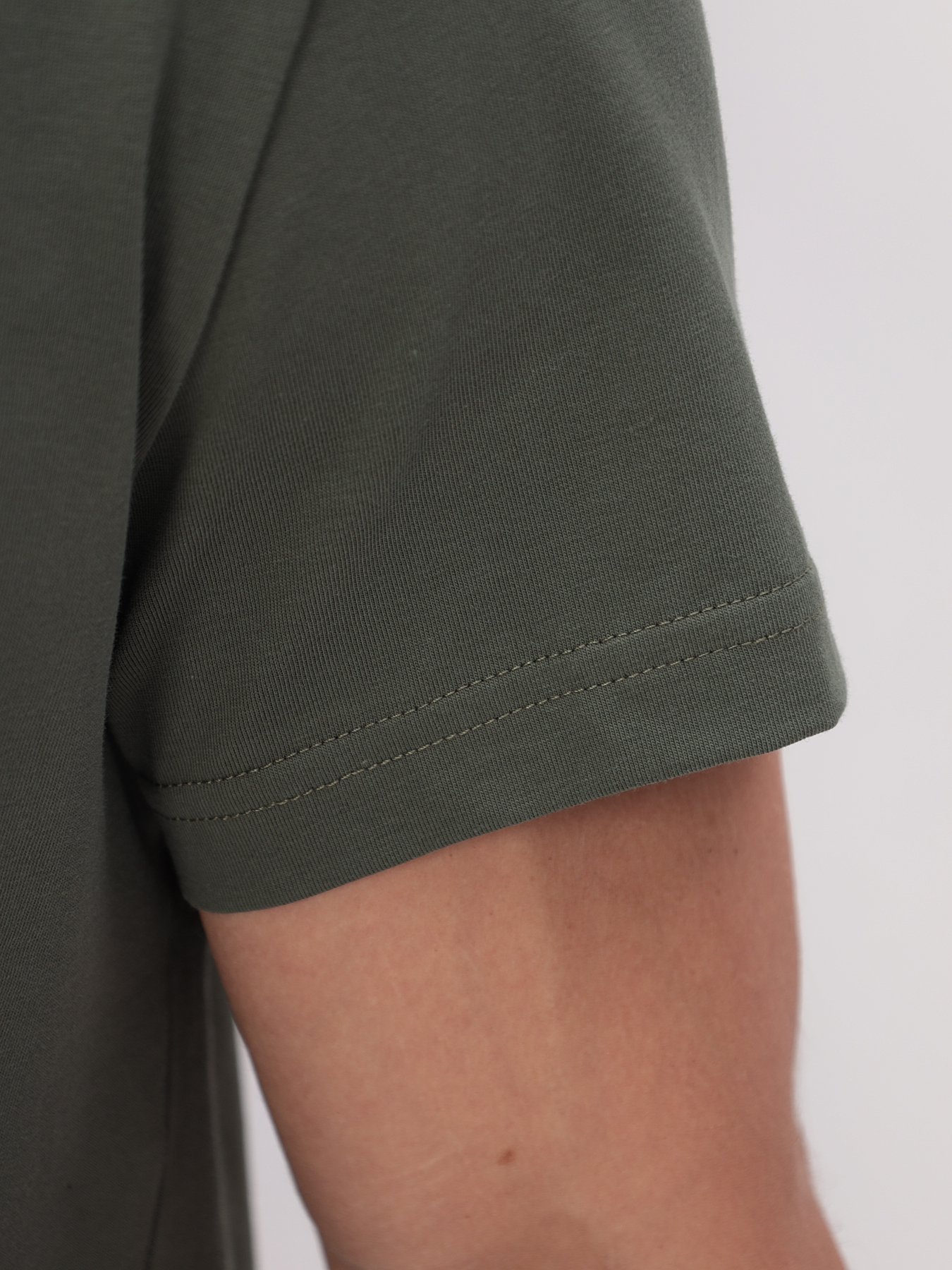 G146-KO-SA-S5094 (хаки) Футболка мужская короткий рукав