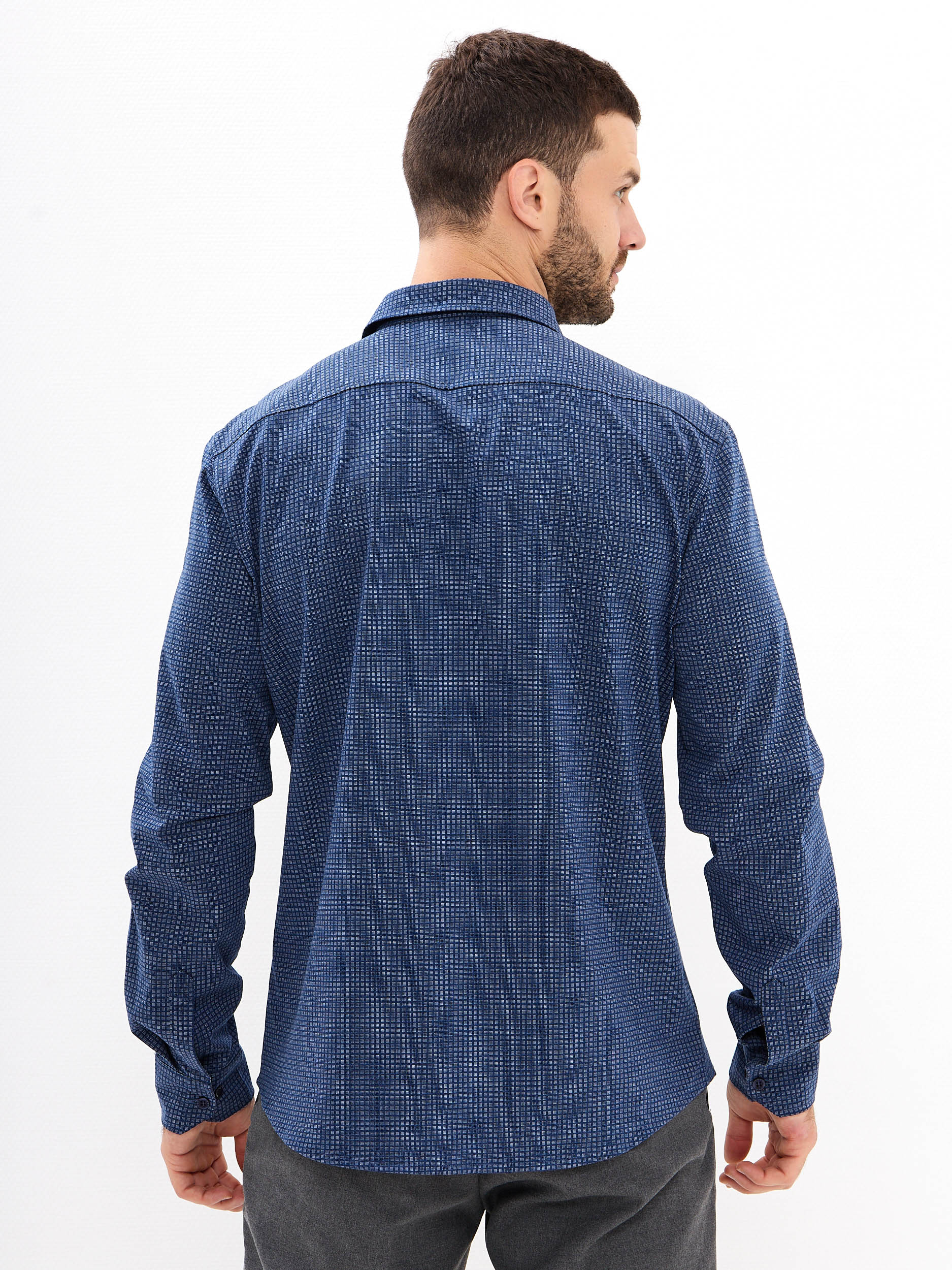 SK234/131/6954/ZN/1 Рубашка трикотажная мужская