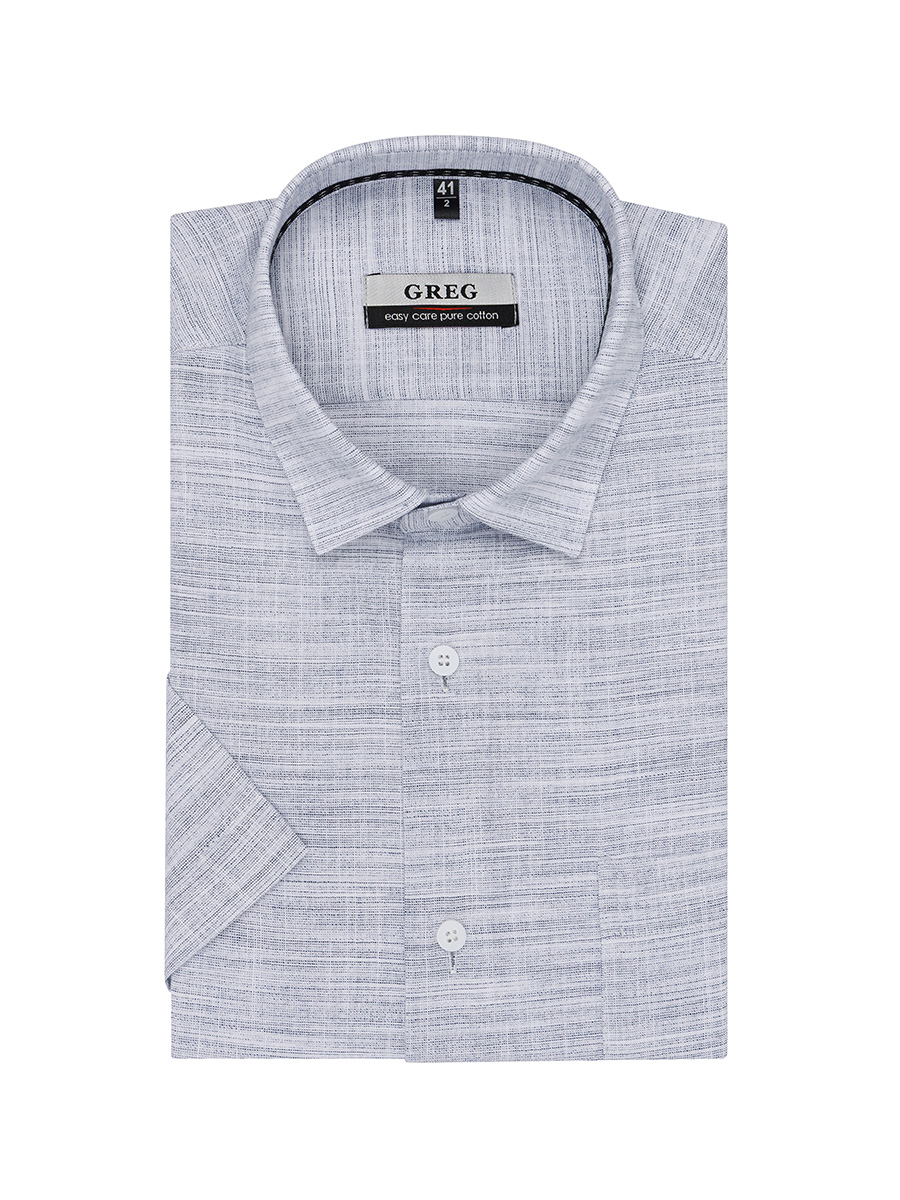 313/201/FL/2p Сорочка мужская короткий рукав