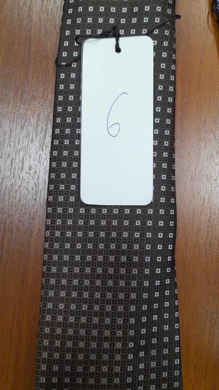 Greg-poly 7-корич 502.1.020 Галстук мужской