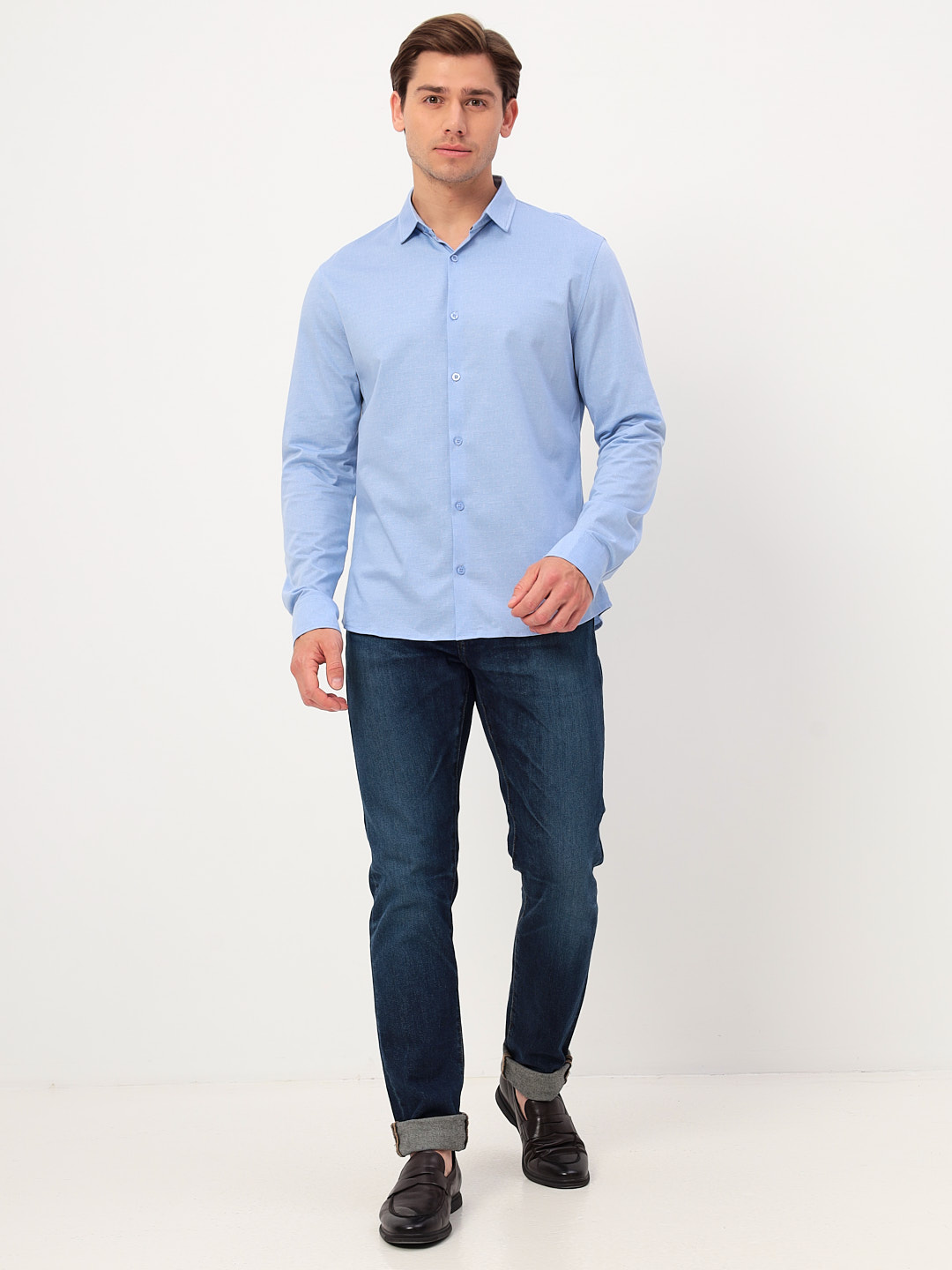 213/131/3358/ZN/1p Сорочка мужская длинный рукав